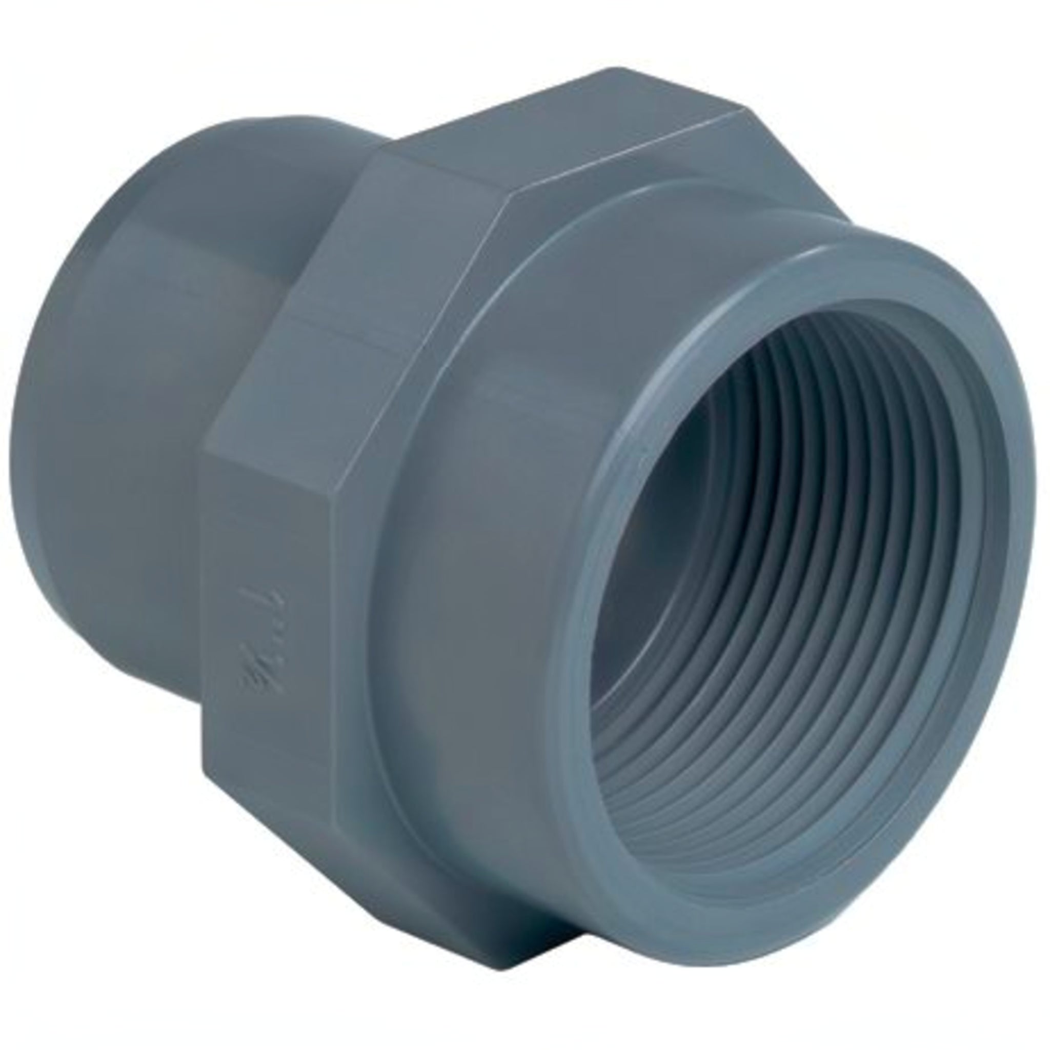 Inzetschroefbus 110 x 3 inch lijm x binnendraad PVC