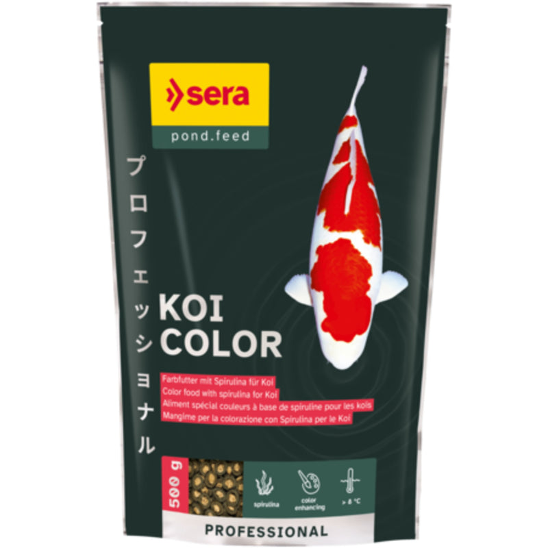 Sera Koi Professional Color 500 gr - productfoto, Koivoer Kleur bij Vijvercentrum