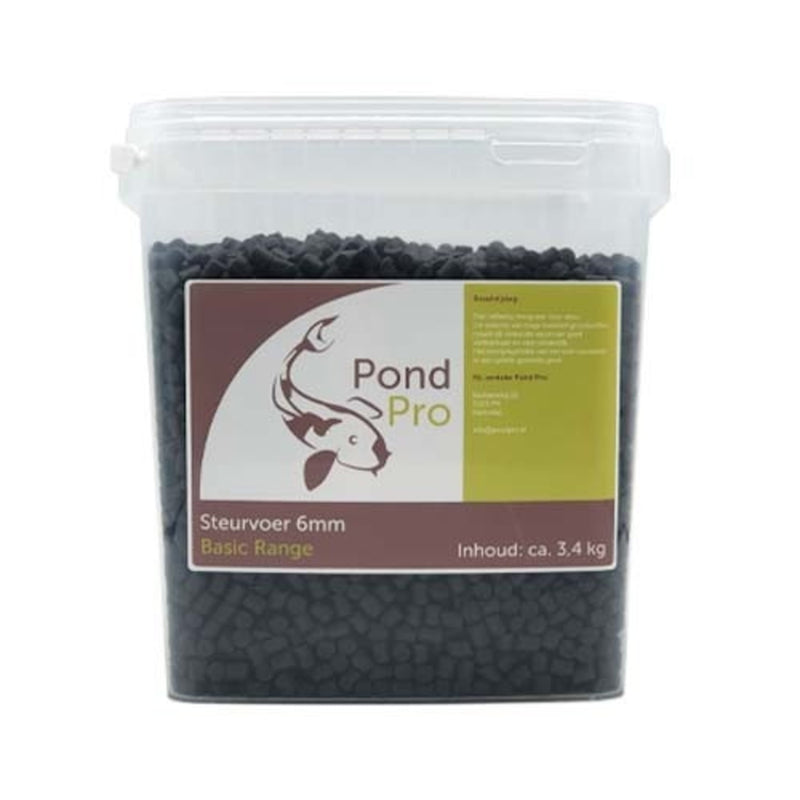 Pond Pro Steurvoer 6mm - 3,4 kg - productfoto — Steurvoer bij Vijvercentrum