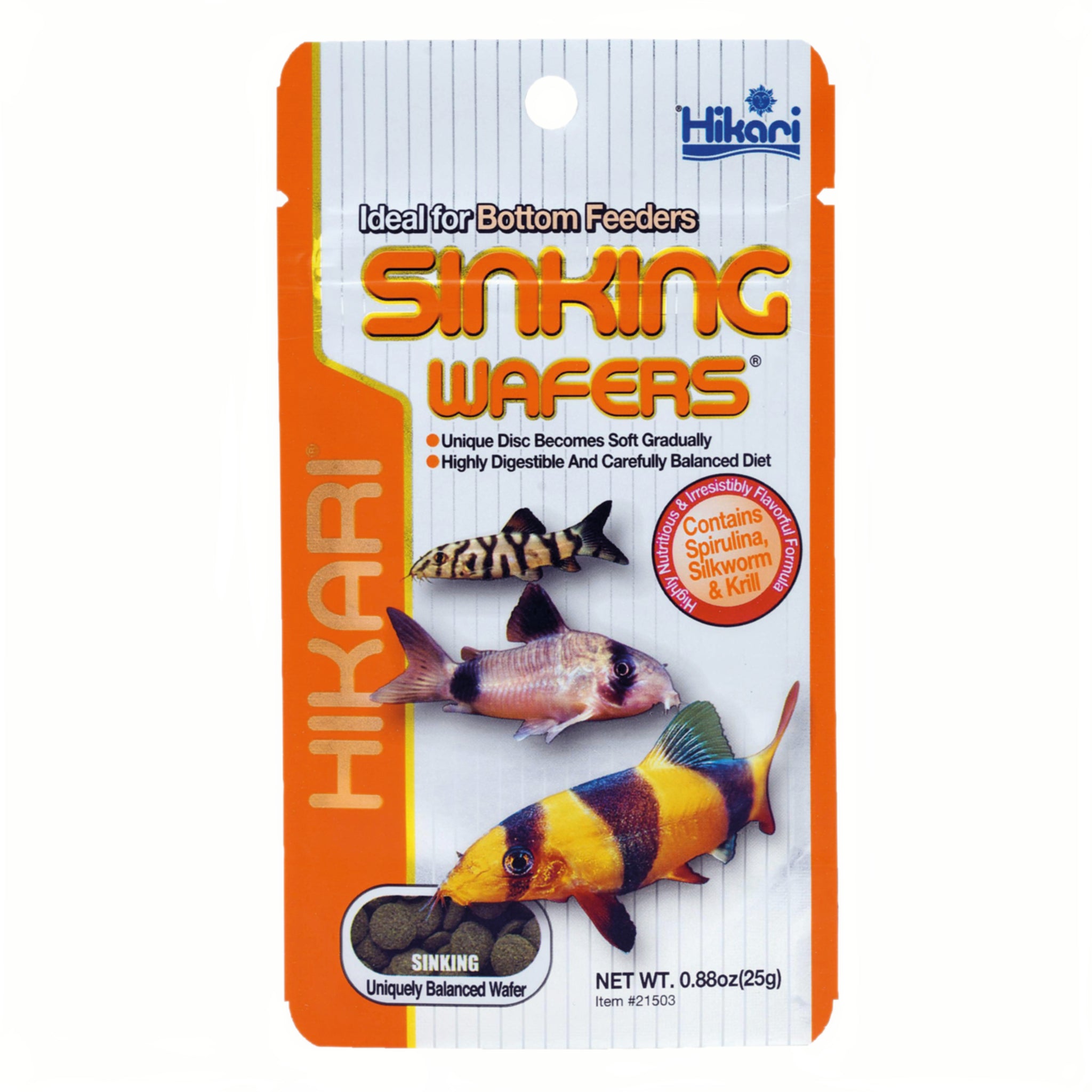 Hikari Sinking Wafers 25 Gram - productfoto
