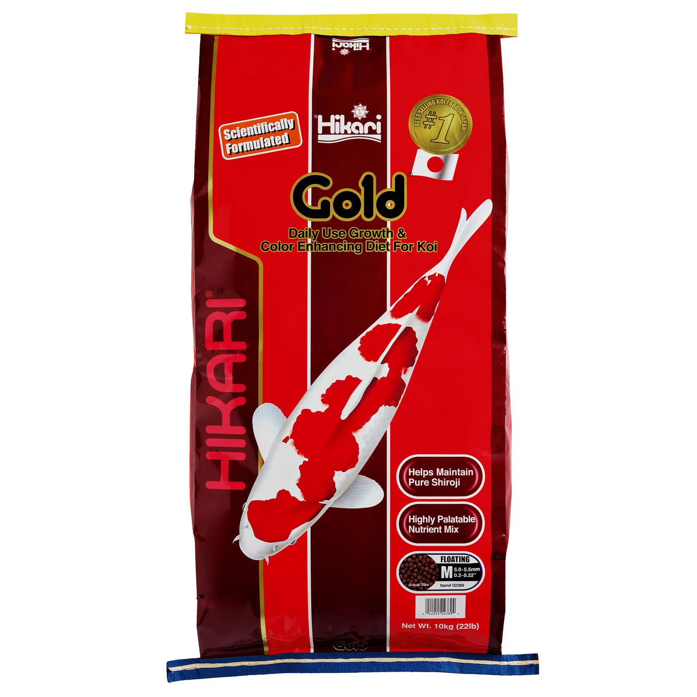 Hikari Gold Medium 10 Kg - productfoto