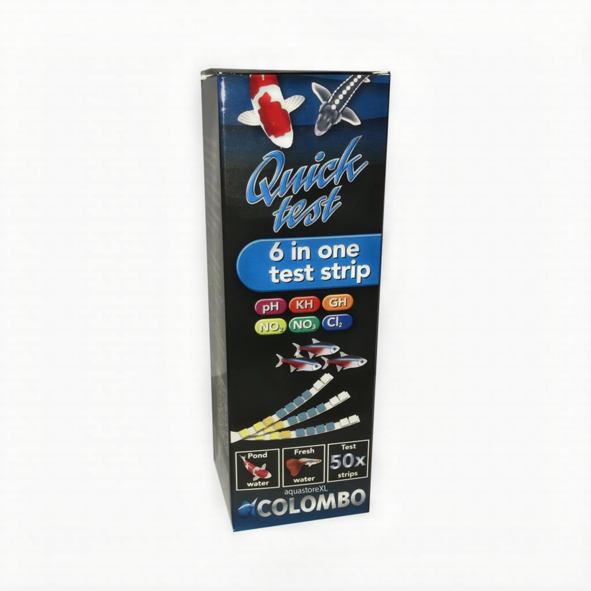 Colombo Quicktest 6way 50 Strips Pond - productfoto
