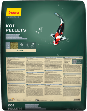 Sera Koi Pellets 40 L - 5 kg - productfoto, detailaanzicht Onderhoudsproduct