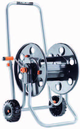 Claber Metal 60 Slangenwagen - Metalen tuinslanghaspel voor 1/2" tot 3/4" slang, afbeelding 2 Tuingereedschap