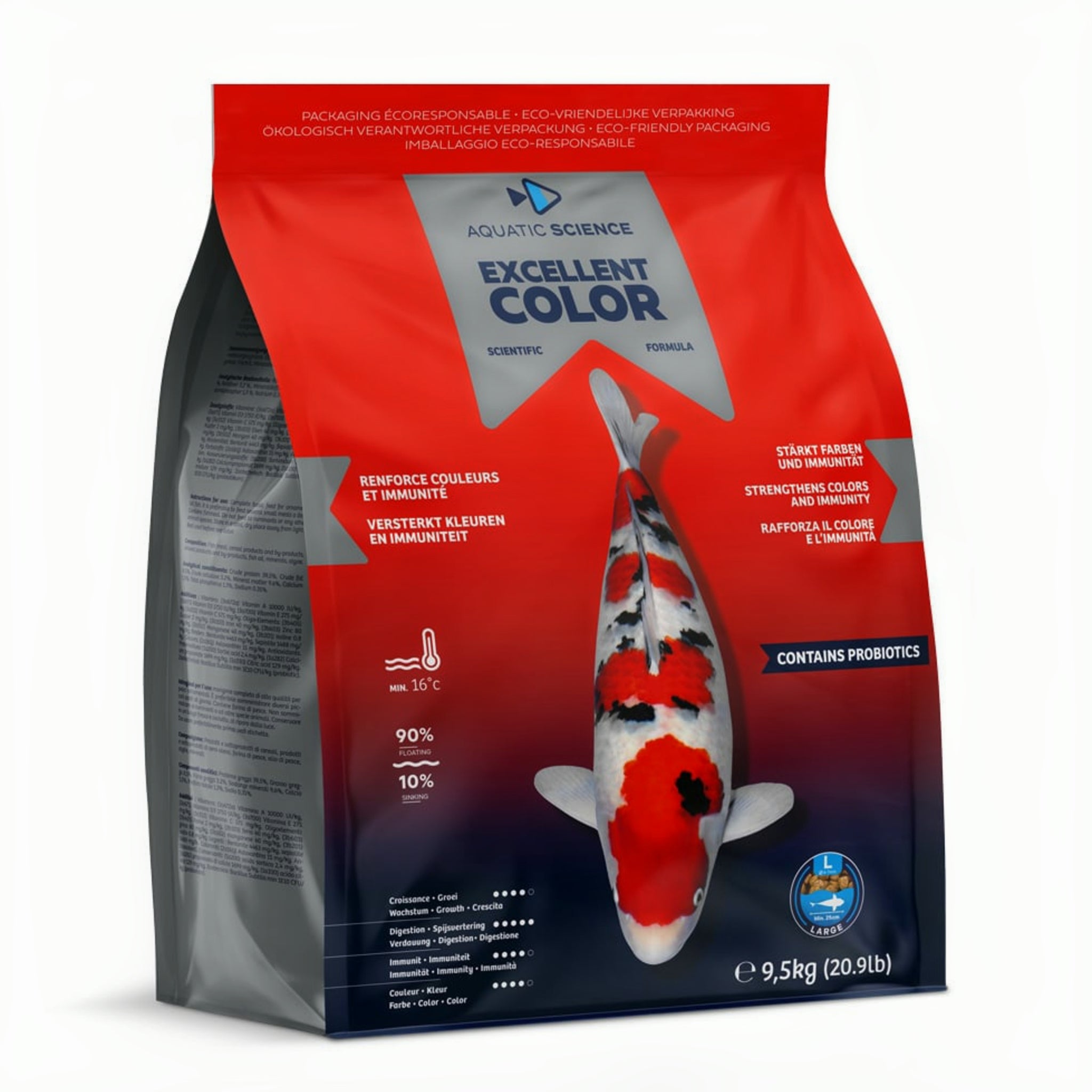 Aquatic Science Excellent Color Large 9,5kg - productfoto