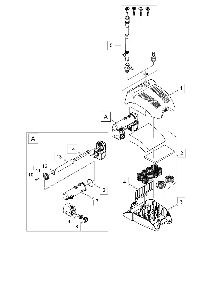 Oase Rotor Pomp 2500 ASE - Origineel vervangonderdeel vijverpomp, afbeelding 2 Onderdelen