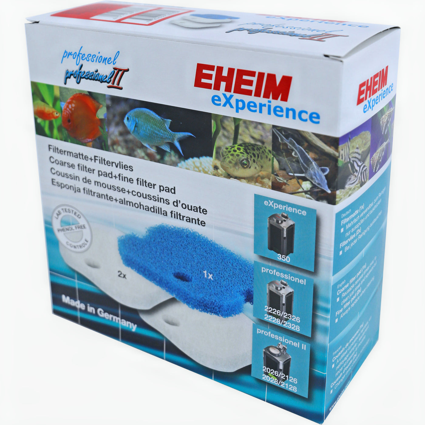Eheim Filtervlies 2x + 1xspons 2616260 - productfoto