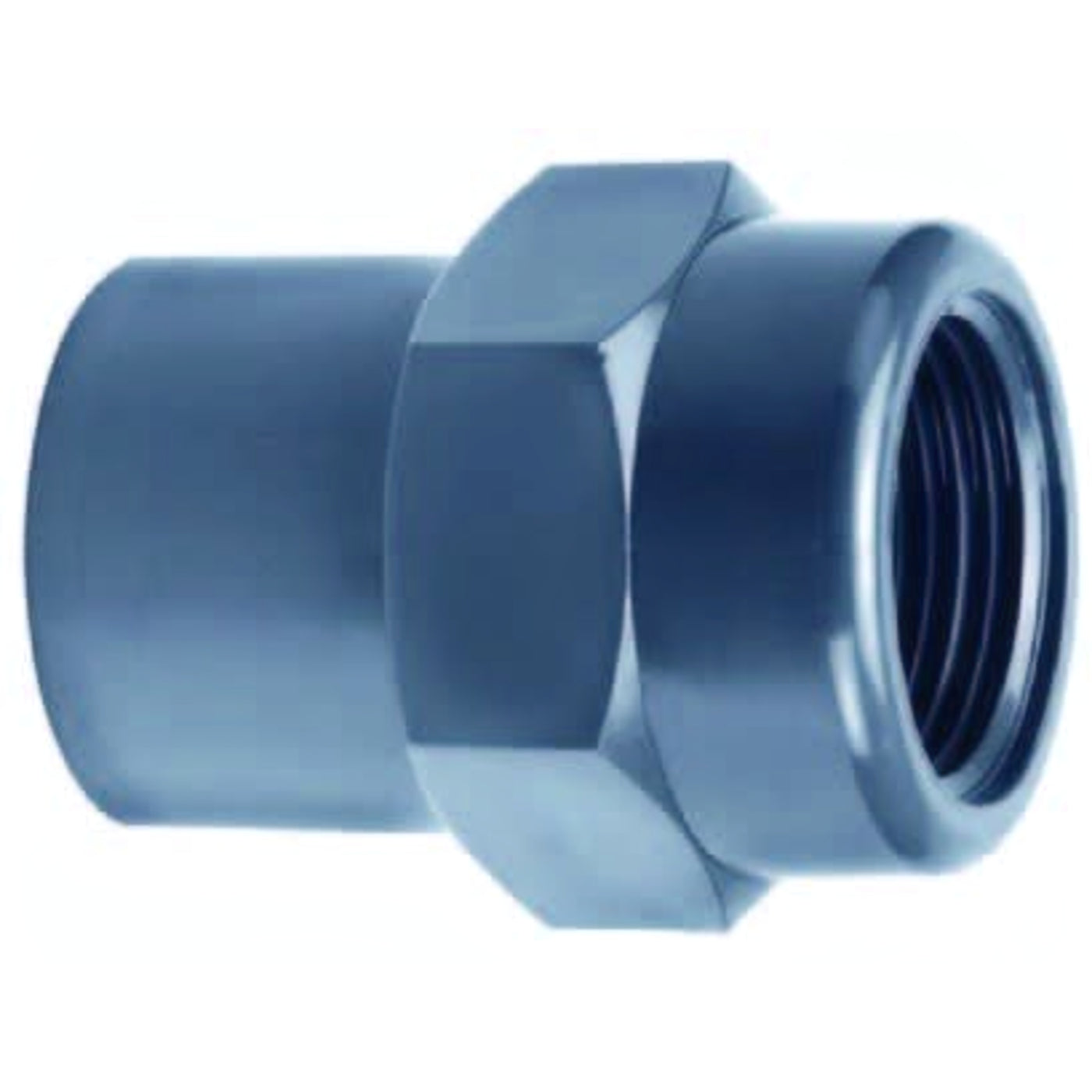 PVC verloopsok 3/4 inch x 1/2 inch binnendraad