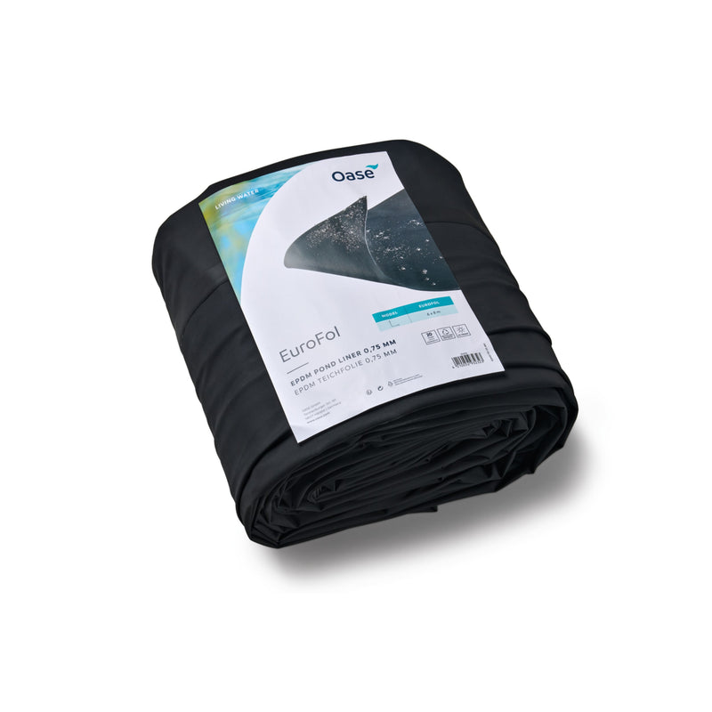 Oase EuroFol EPDM Pre-Packed 0,75 mm / 8 x 6m - productfoto — Vijverfolie EPDM bij Vijvercentrum