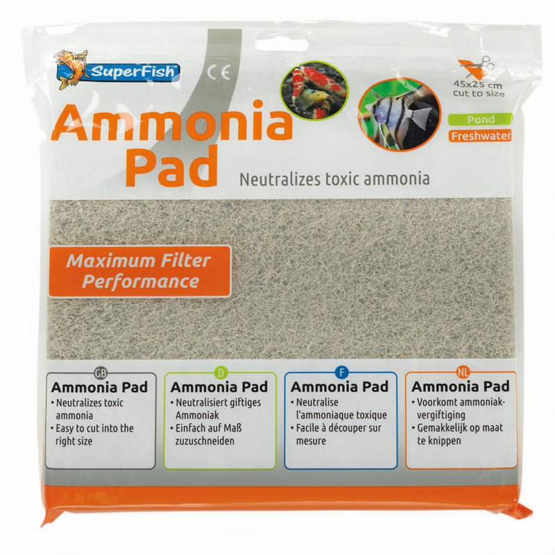 Superfish Ammonia Pad 45x25 Cm - productfoto — Aquarium Onderhoud & Accessoires bij Vijvercentrum