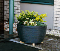 Velda Velda Orbis Planter Antraciet - Wicker plantenbak 70 liter voor binnen en buiten, miniatuur 2