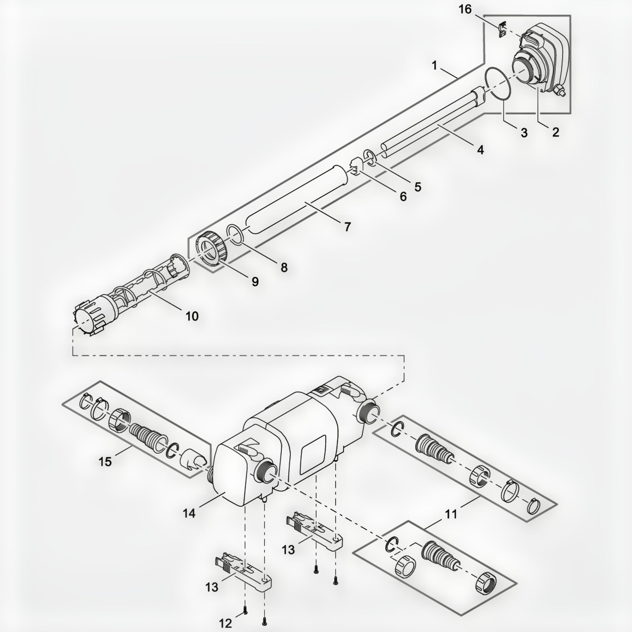 Oase Verv. reinigingsrotor Bitron C 36 / 55 - productfoto