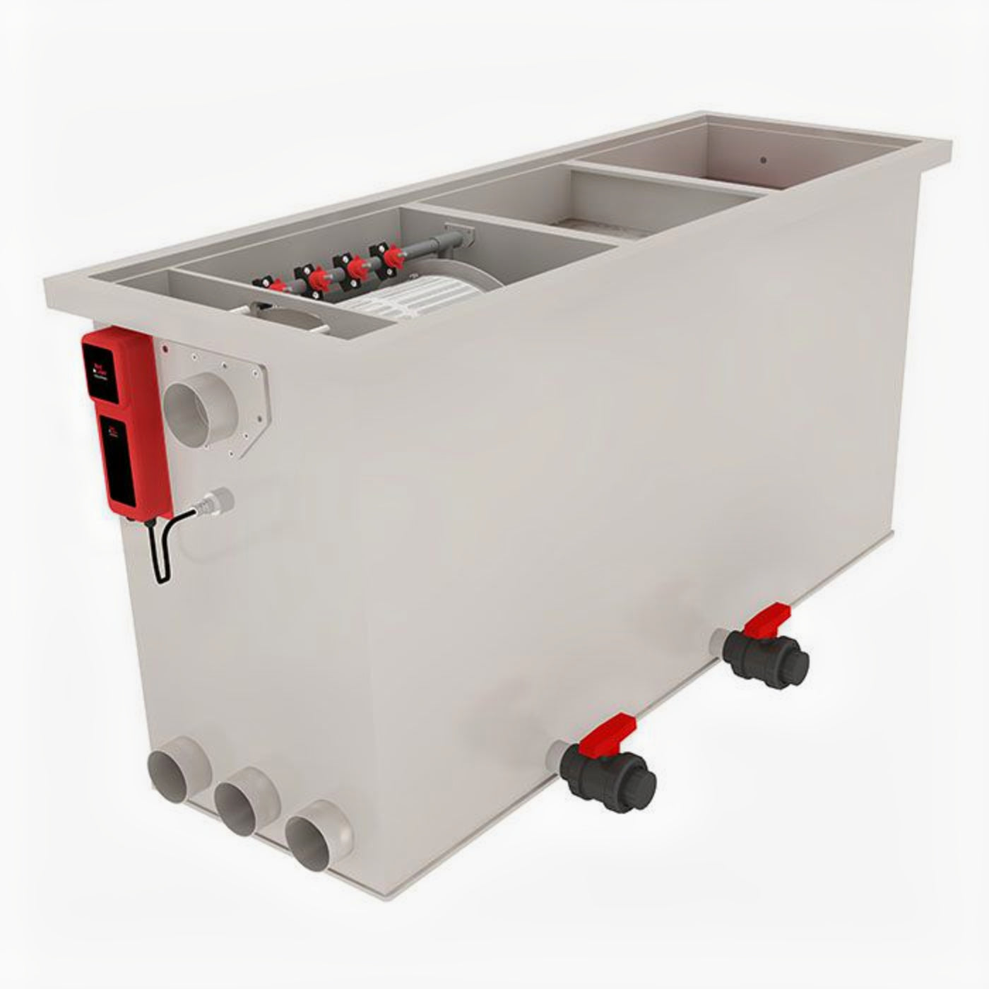 Red Label Aquaking Trommelfilter - INLINE Combi 30/35 - niet gevuld - Pomp - productfoto