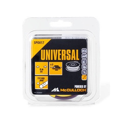 Vervangingsspoel met draad SPO 017 - tweelijnig 2,0 mm voor zwaardere trimmers