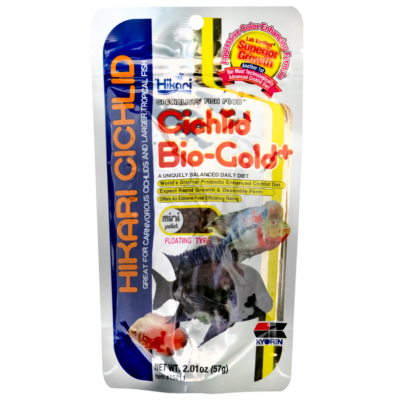 Hikari Cichlid Bio-Gold Mini (57g), afbeelding 2 Aquarium