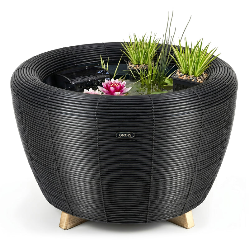 Velda Velda Orbis Mini-Pond Antraciet - Terrasvijver 65 liter met waterval en pomp, afbeelding 4 Minivijver