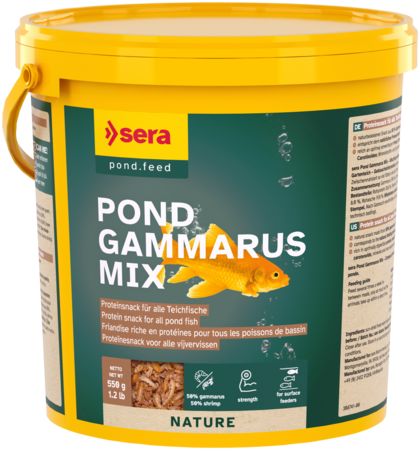 Sera Koi Color Medium 3.8 L - 1.3 kg - productfoto, detailaanzicht Koivoer Kleur