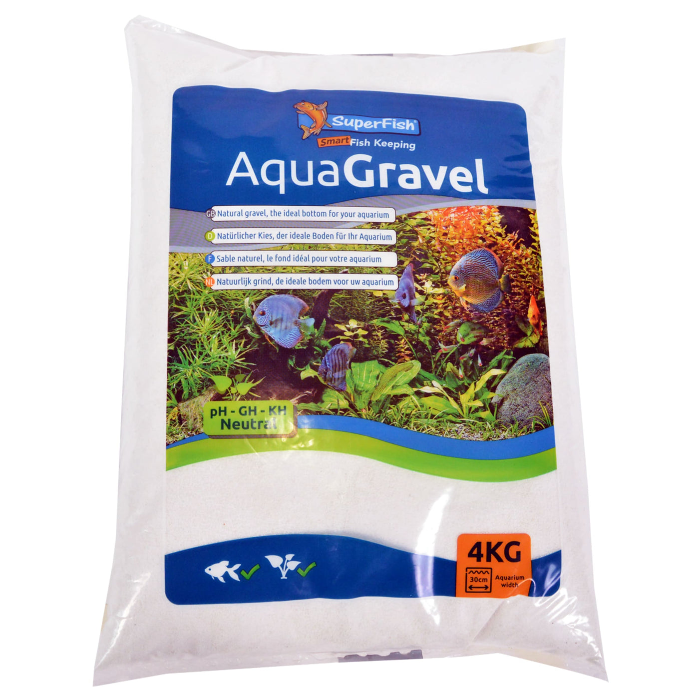 Superfish Aqua Grind Sneeuw Wit 4kg - productfoto