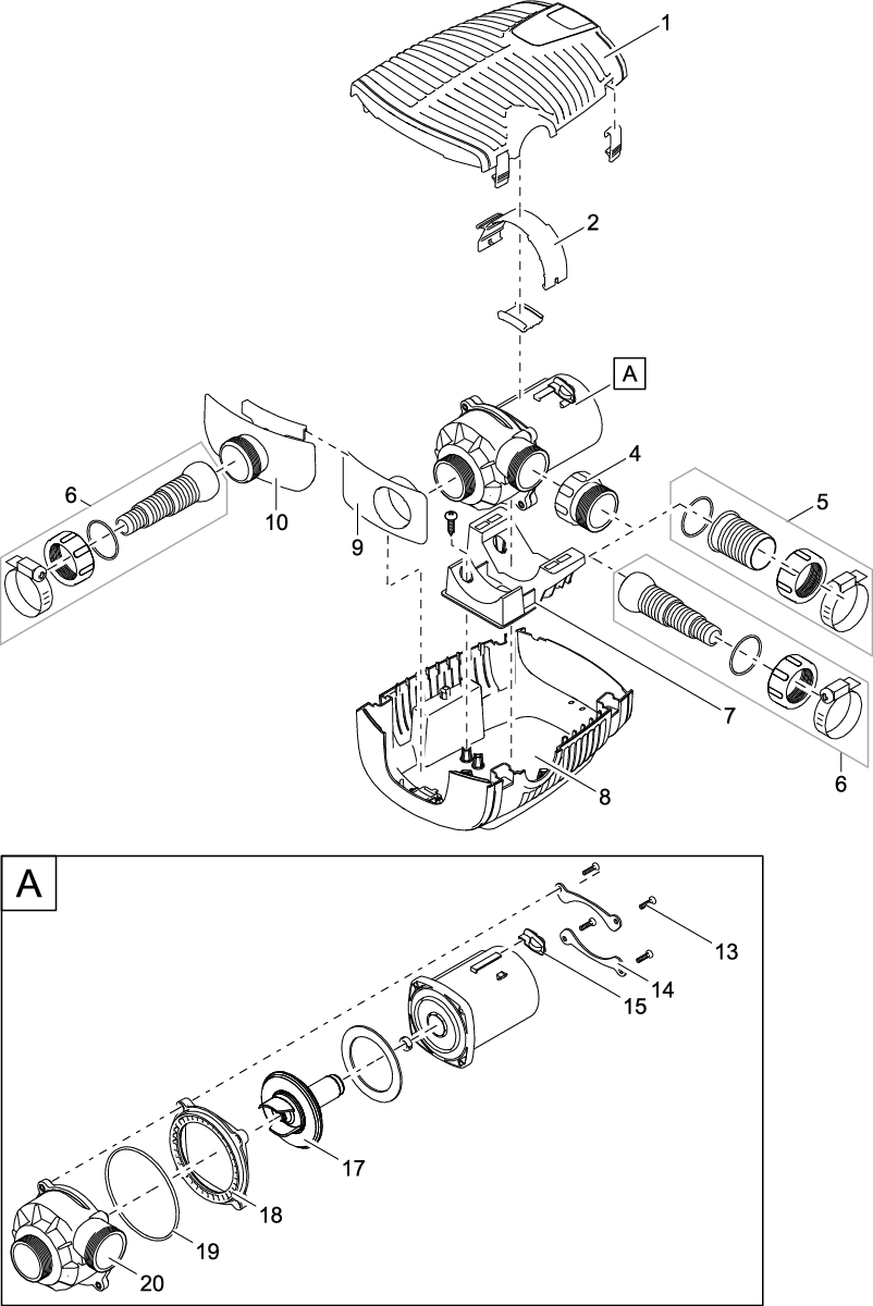 Adapter tussenbehuizing EC2
