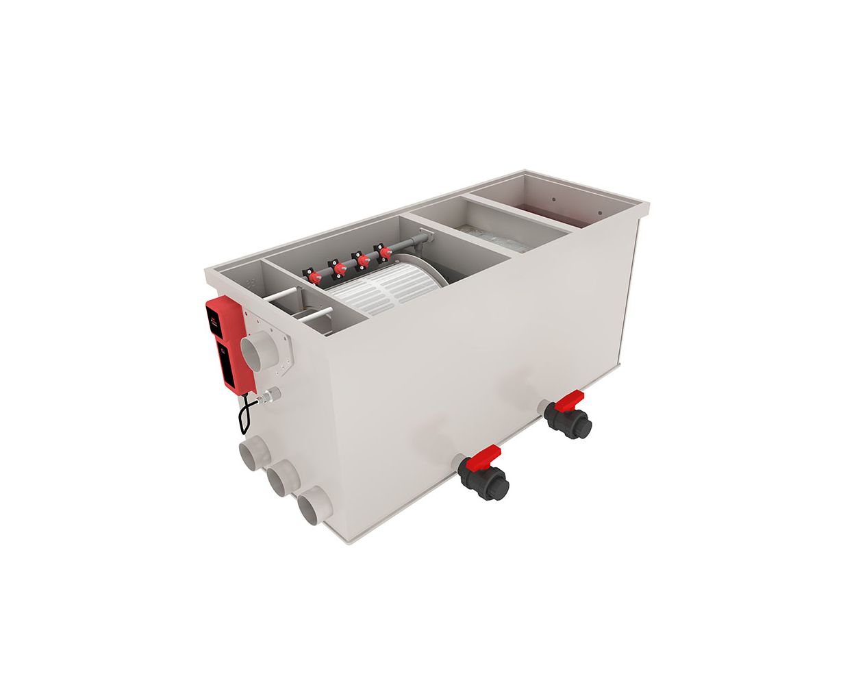 Red Label INLINE Combi 30/35 LOW trommelfilter gravity - niet gevuld