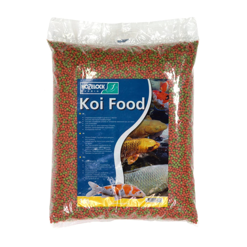 HoZelock Koi Food 15 Liter - productfoto, Koivoer Basis bij Vijvercentrum