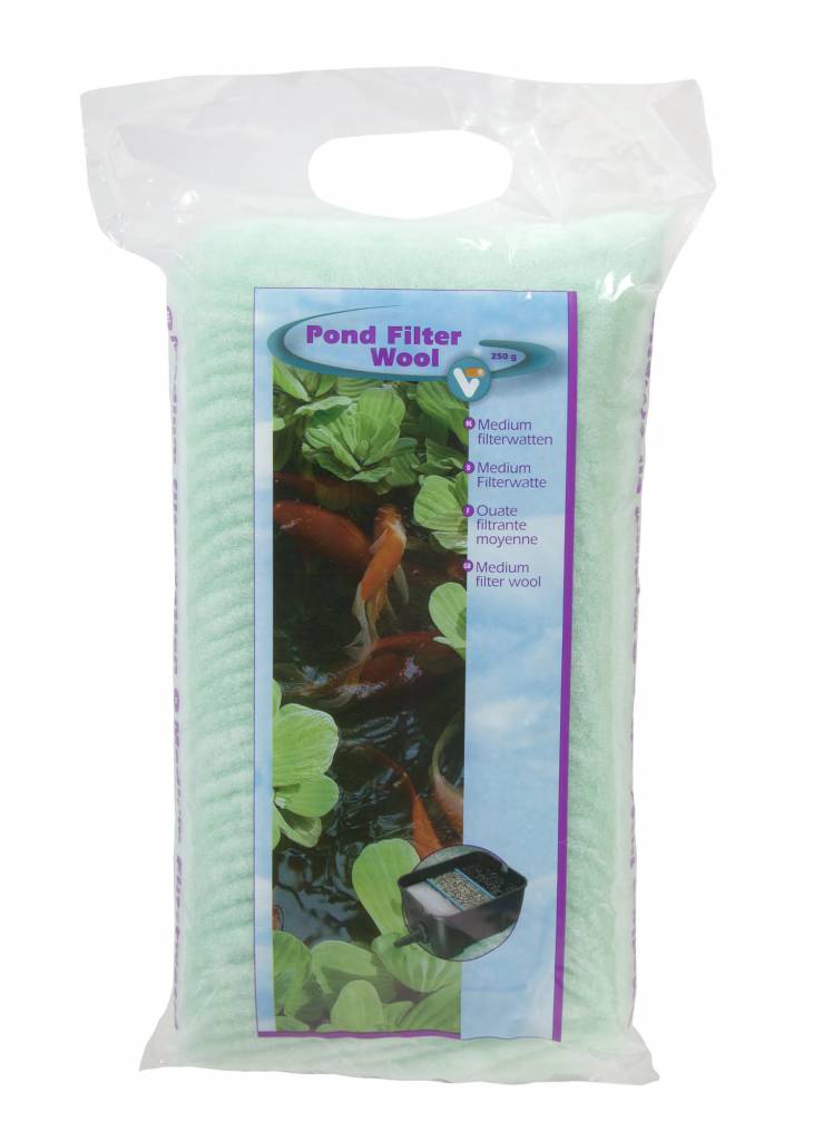 VT Filterwatten Groen 250 gram - grove filterwatten voor vijverfilter