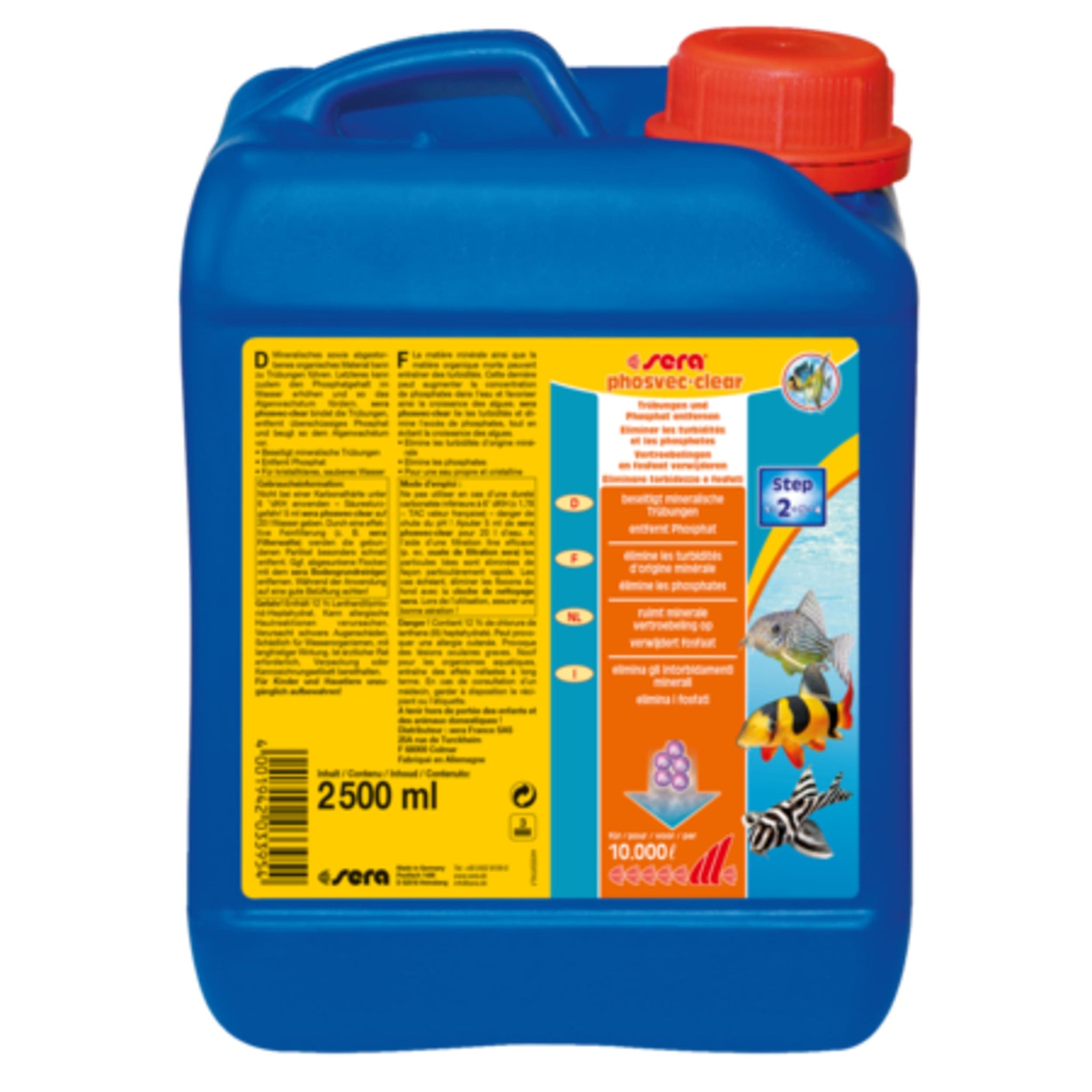 Sera Pond Phosvec 2.500 ml - Fosfaatbinder tegen algen, voor 25.000 liter