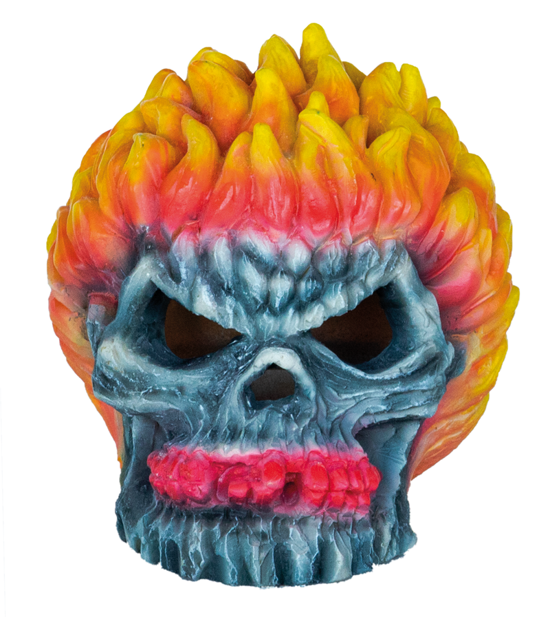 Superfish Deco Led Monster Fire Skull - Aquarium Decoratie, afbeelding 2 Aquarium Decoratie