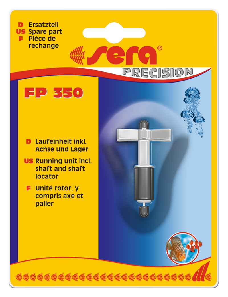Sera Loopeenheid incl. As en Lagers voor FP 350 - Origineel reserveonderdeel, afbeelding 2 Aquarium Onderdeel