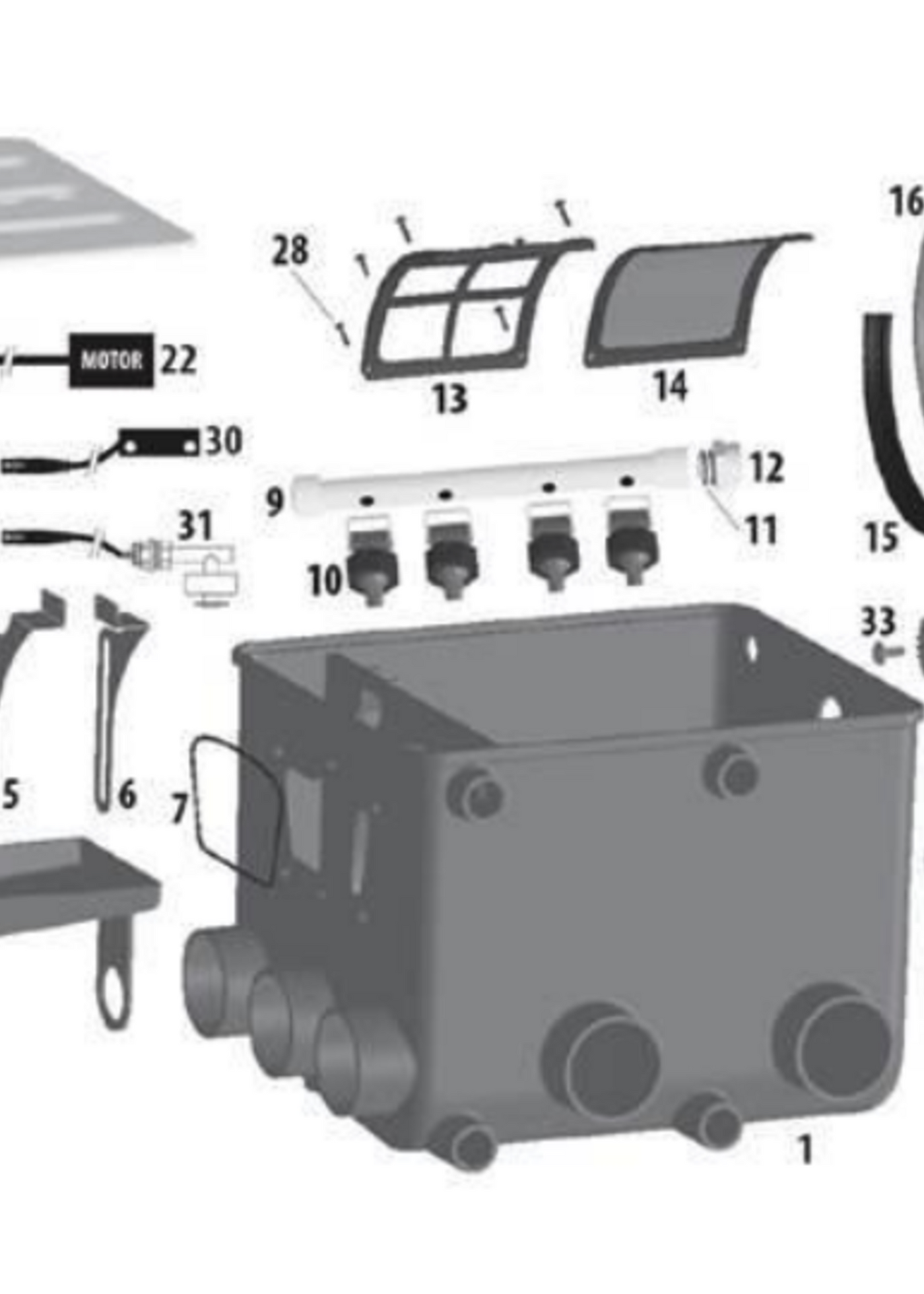 Oase Motor met stekker onderdeel 22 - productfoto