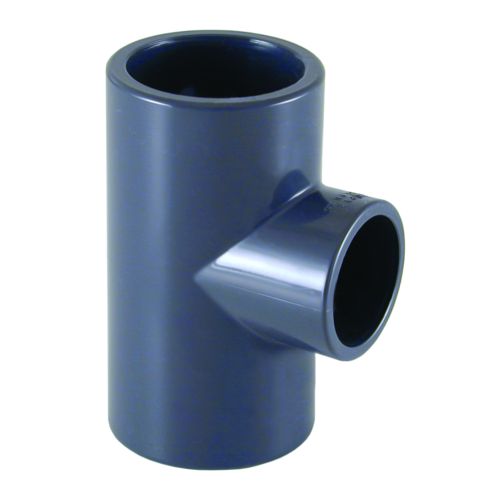Aquaforte PVC T-piece 90° 2 x Ø110mm x Ø75mm PN16 - productfoto