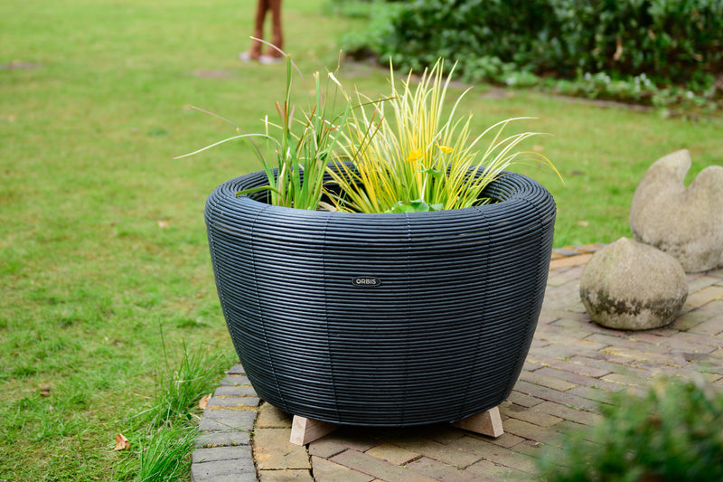 Velda Velda Orbis Mini-Pond Antraciet - Terrasvijver 65 liter met waterval en pomp, afbeelding 3 Minivijver