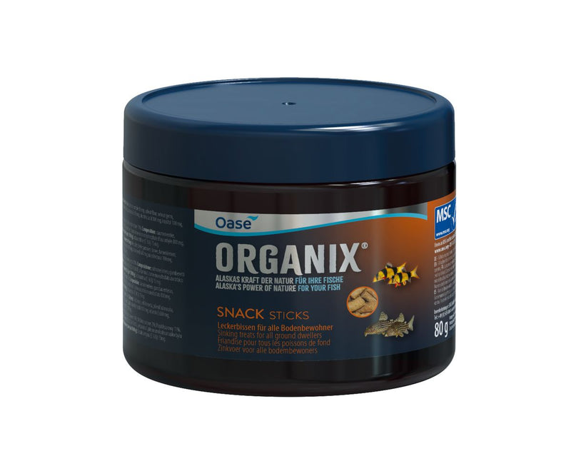 Oase ORGANIX Snack Sticks 150ml - Visvoer sticks voor bodemvissen en garnalen, afbeelding 2 Visvoer