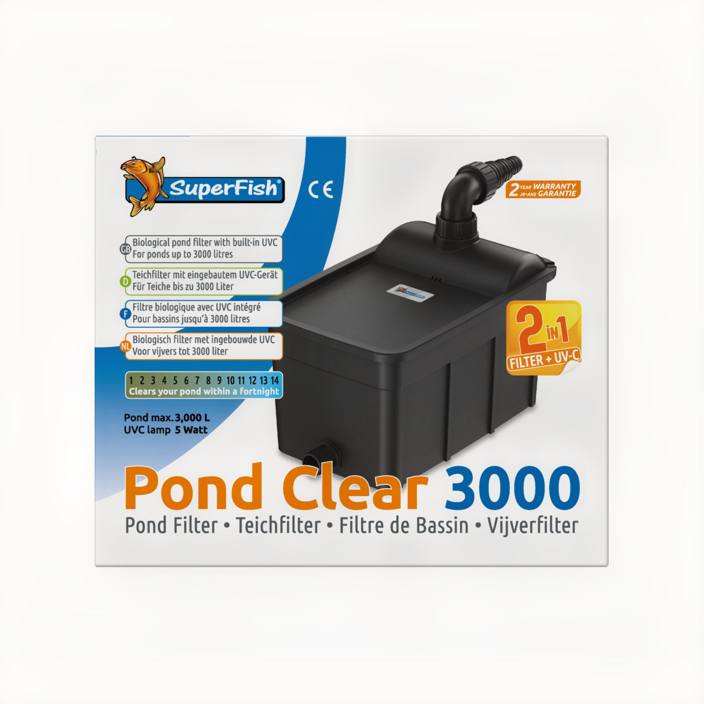 Superfish Pondclear 3000 Uvc-5w - productfoto