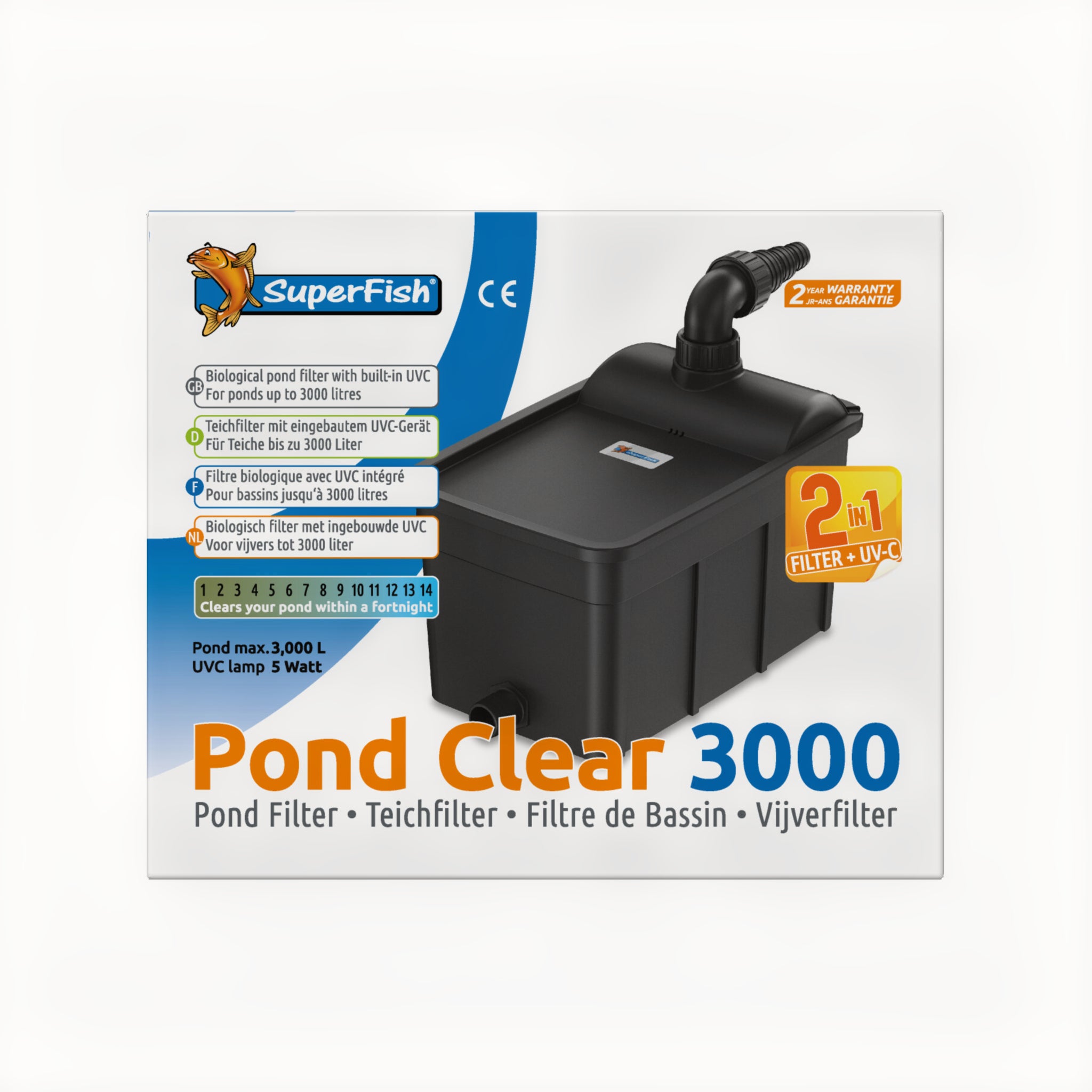 Superfish Pondclear 3000 Uvc-5w - productfoto