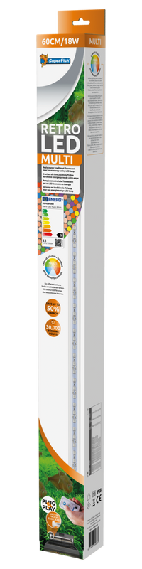 Superfish Retro LED Multi 60 cm T8/JT5 - RGB kleurwisselende LED voor aquariumarmaturen, miniatuur 2