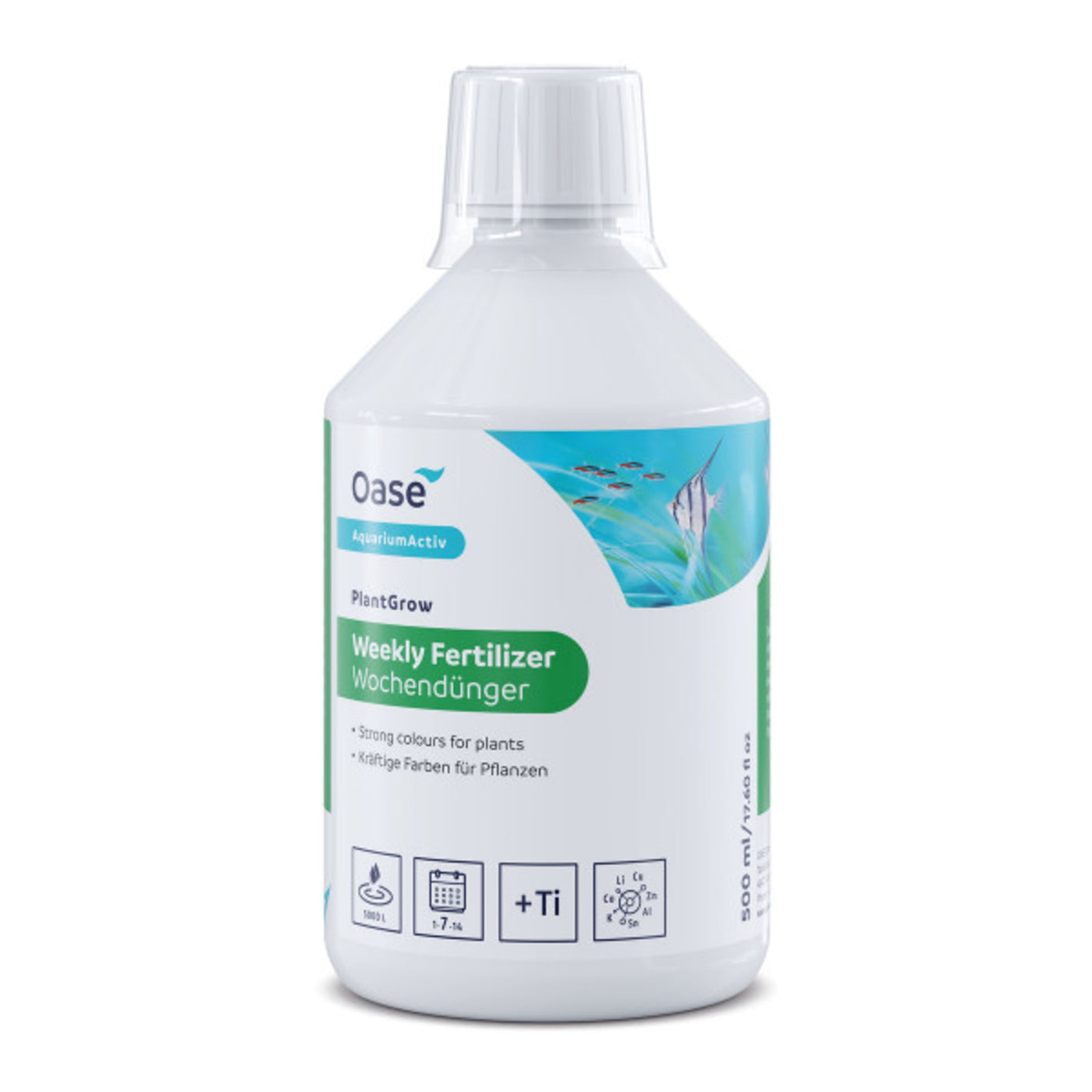 Oase PlantGrow Wekelijkse Meststof 500 ml - aquarium plantenvoeding