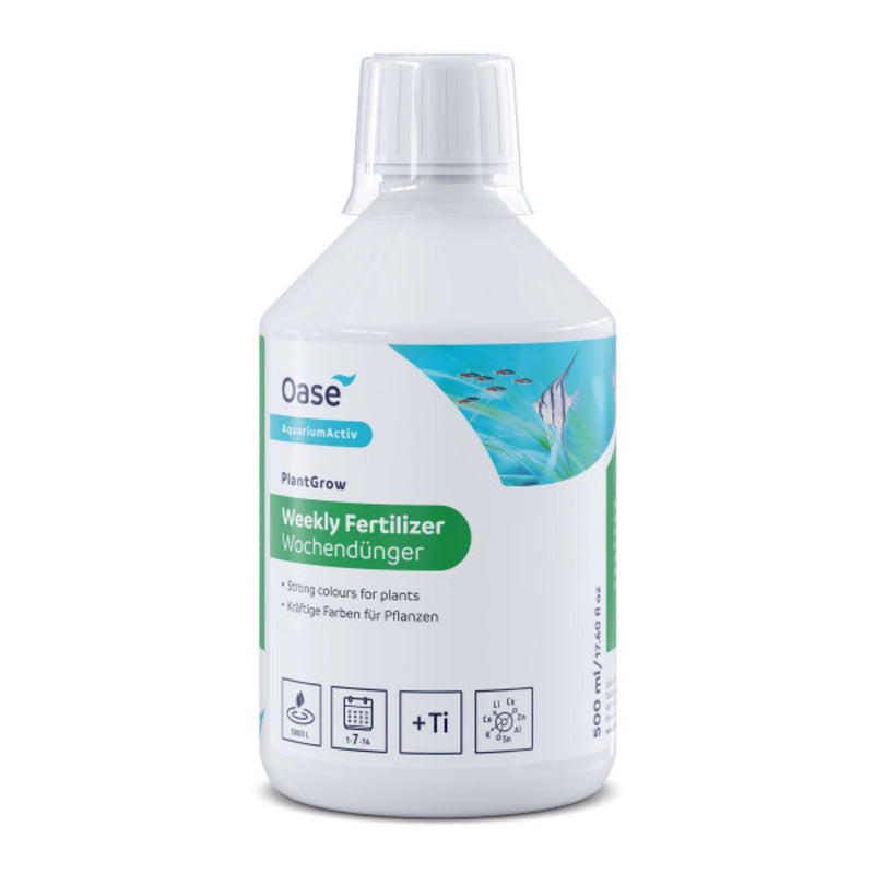 Oase PlantGrow Wekelijkse Meststof 500 ml - aquarium plantenvoeding, Aquarium Plantenvoeding bij Vijvercentrum