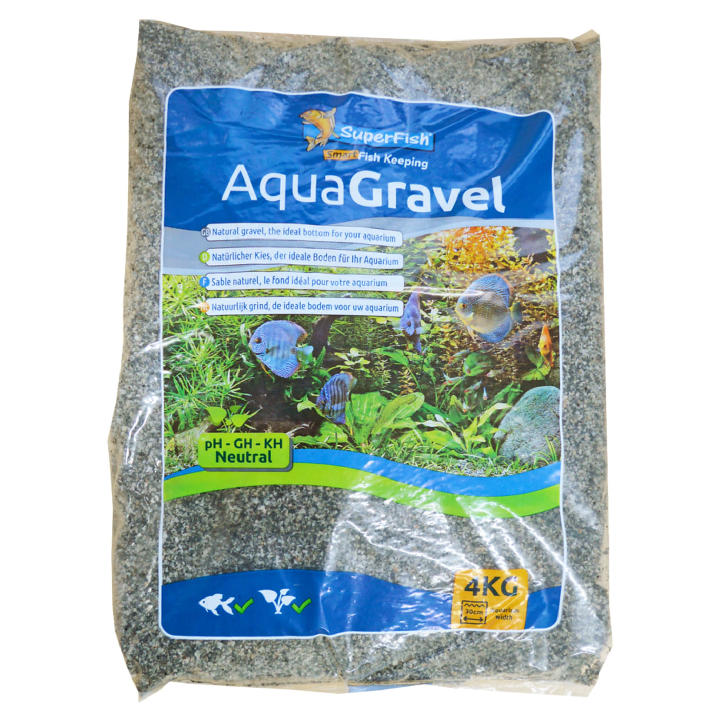 Superfish Aqua Grind Grijs 1-2 Mm 4kg - productfoto