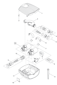 Reserve filterschaal boven AquaMax Twin | Oase productafbeelding, miniatuur 2