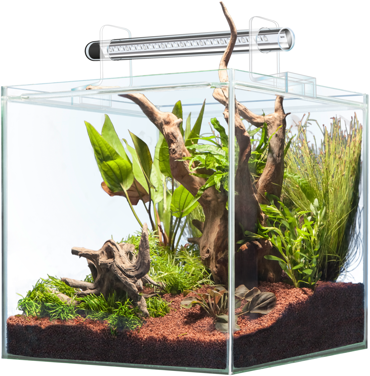 Sera Scaper Cube 64 L - Complete aquascaping set met LED en filter