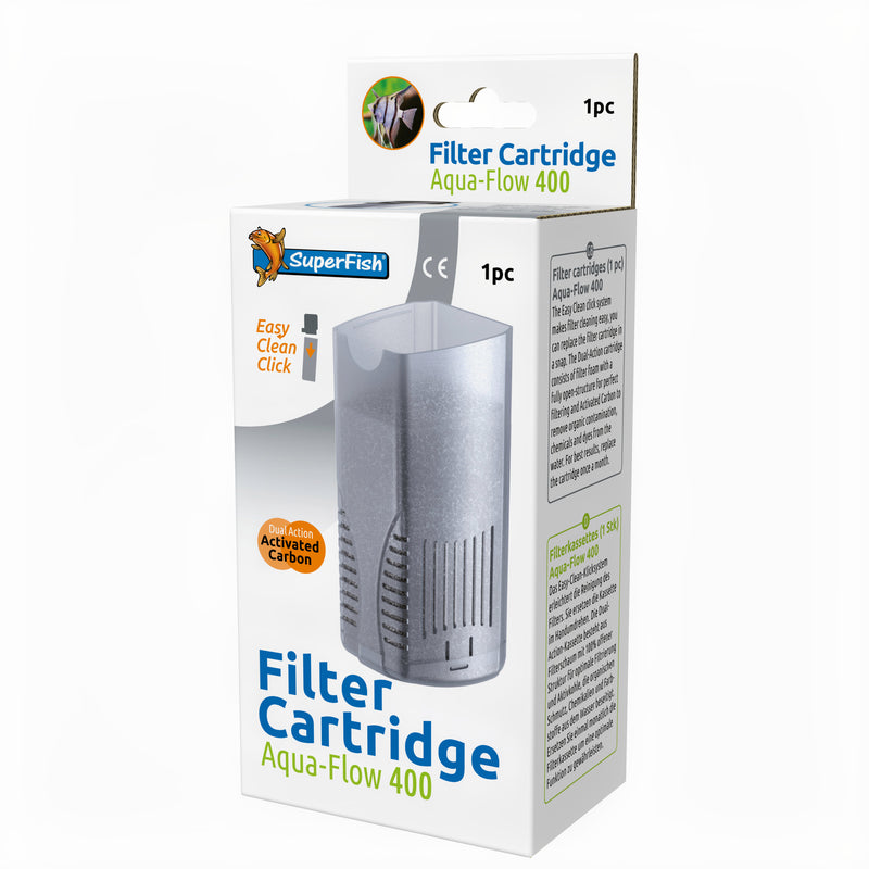 Superfish Aquaflow 400 Easy Click Cartridge 1x - productfoto, Filtermedium bij Vijvercentrum