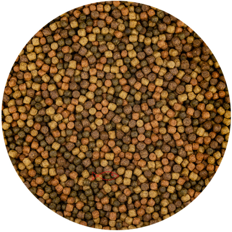 Vivani Top Mix 3mm - (2 Kilo Zak) - productfoto, Koivoer Basis bij Vijvercentrum