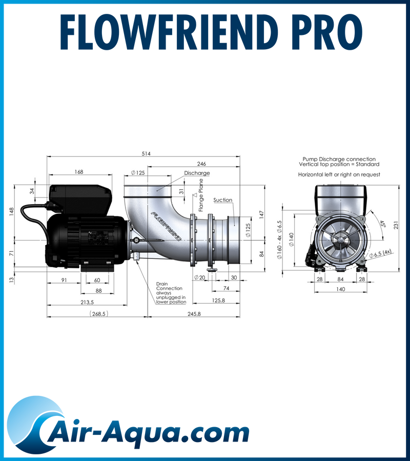 FlowFriend Pro (0-105m3), afbeelding 2 Vijverpomp