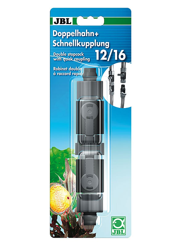 JBL Dubbele Kraan met Snelkoppeling 12/16 mm