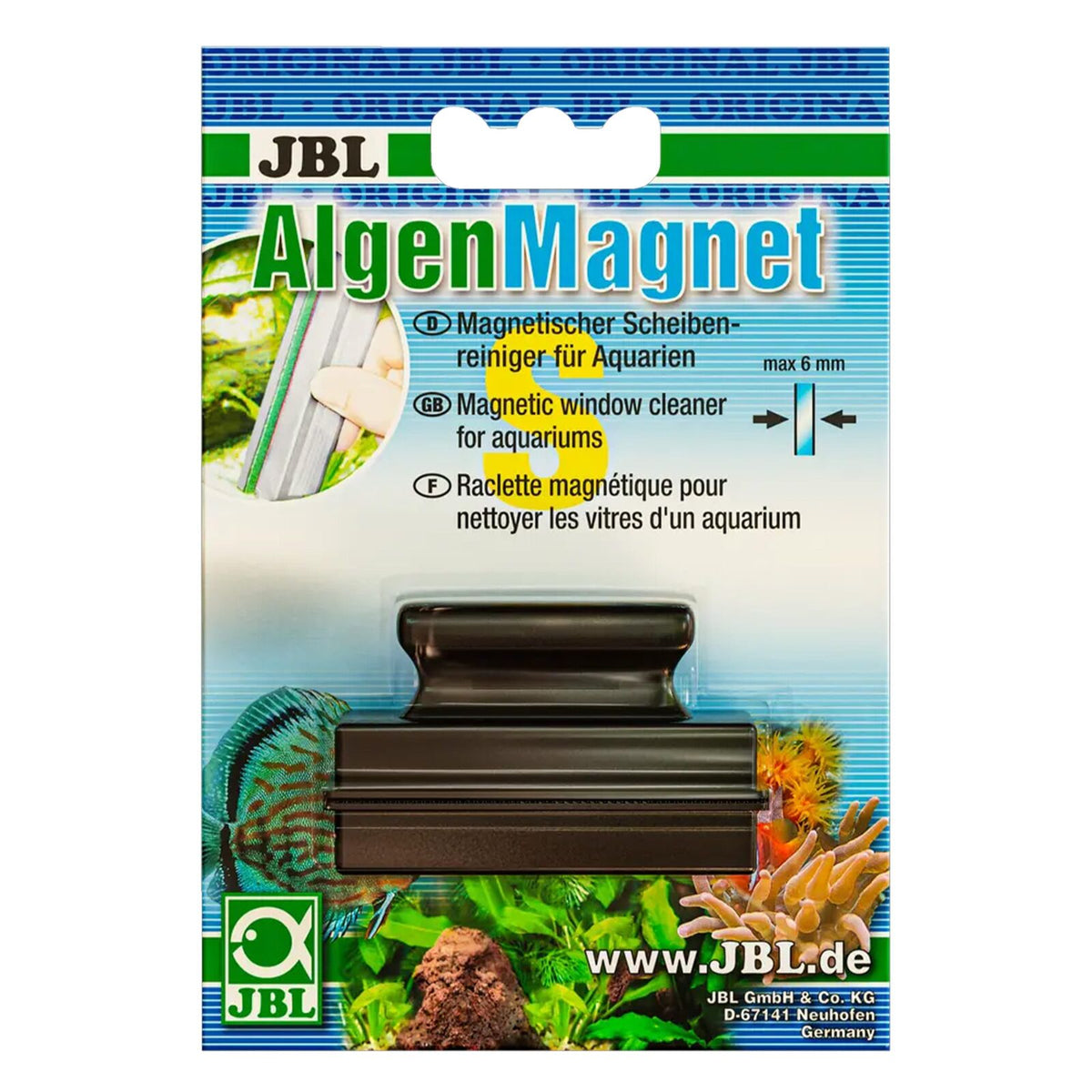 JBL Algenmagneet S Ruitenreiniger tot 6 mm