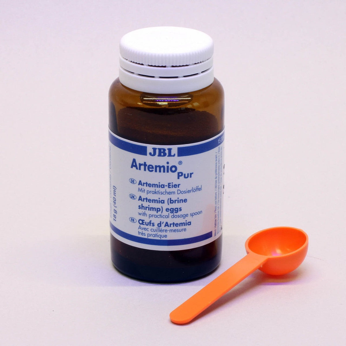 JBL ArtemioPur 40ml glazen potje met oranje doseerlepel