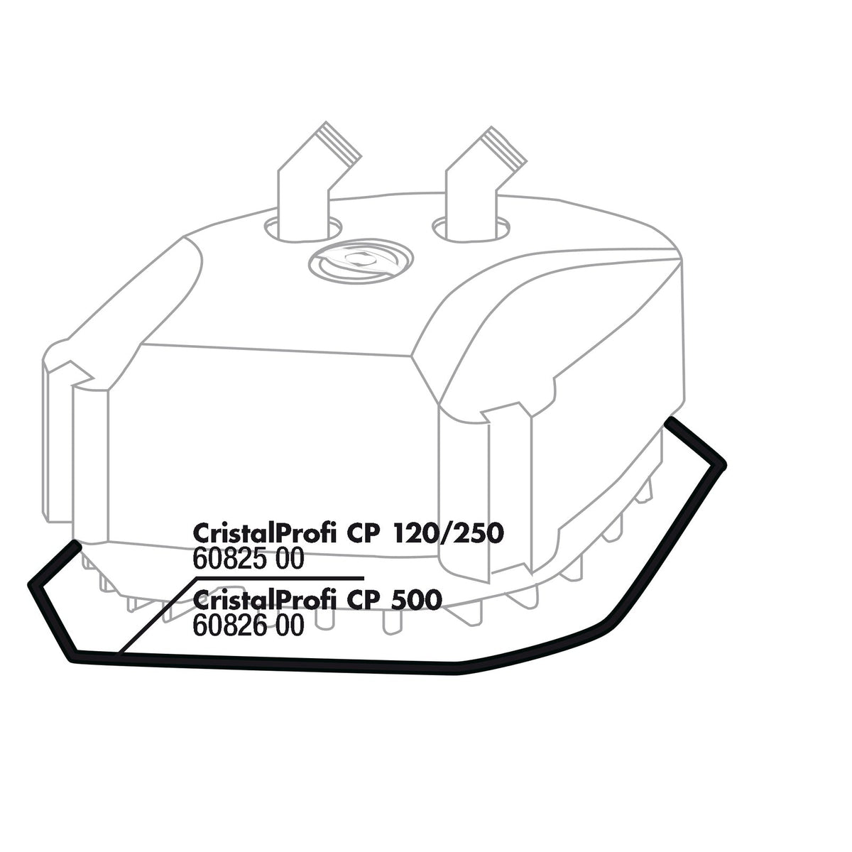 JBL CristalProfi 120-250 Dichting voor Pompkop art 6082500