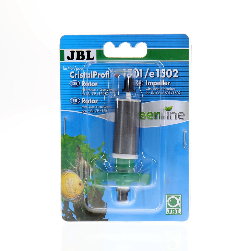 JBL CristalProfi e1501 en e1502 greenline rotor met keramische as en lagers blisterverpakking, Filter Onderdeel bij Vijvercentrum
