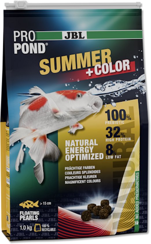 JBL ProPond Summer+Color S 1,0 kg zomervoer koi